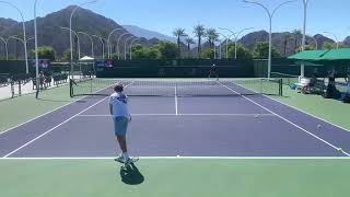 左利き編集ルブレフのスライスサーブ(スロー) / Andrey Rublev Slice Serve Slow Motion [B1] 【Lefty】