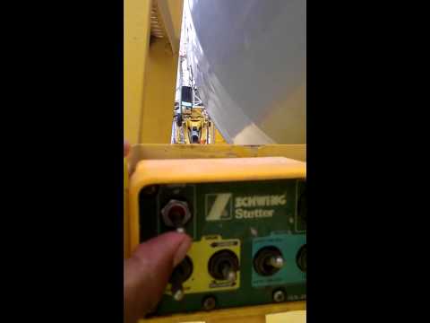 Operating a cement truck Operating a cement truck