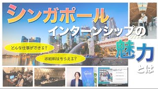 【海外インターンシップのインターンスタイル】シンガポールインターンシップの魅力とは？ワークホリデー制度を利用した海外インターンシップ