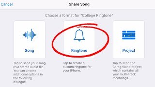 Create Free Ringtones on iPhone from Audio/Music Files using GarageBand (iOS/iPad)