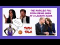 TWIN TALK E39: The Harkles are desperate to be seen at a Laker game. Meghan rejects Harry’s kiss!