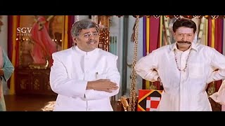 Meena Shocked to see father massive Respects to Dr.Vishnuvardhan | Simhadriya Simha Movie Best Scene