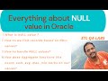 ETL Testing : Interview Questions based on NULL values in ORACLE | Everything about NULL