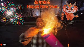 Chinese New Year 2024: Sparkling Fireworks Celebration