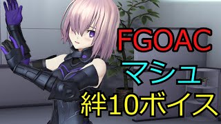 [FGOAC]FGOアーケードマイルーム　マシュ編