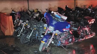 Burning of Atlanta Police motorcycles tied to protests over training center
