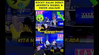 Rocky Gerung kalah debat, Akhirnya cuma bisa ngibul dan ngomong asal asalan! #rockygerung