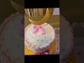 easy cake design | baby shower cake #shorts