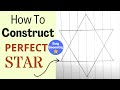 How to draw Perfect STAR | Easy Geometry