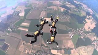 2014 / FAI World Formation Skydiving Championships - Gold Medal Belgium - 4-Way Open