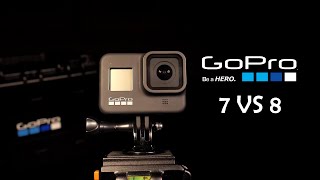 Gopro 7 vs Gopro 8 簡單對比 PK 外觀 實體 比較