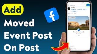 How To Add Moved Event Post On Facebook Post (Updated)