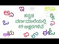 ಕನ್ನಡ ಸ್ವರಗಳು Kannada swaragalu | Kannada Varnamale ಕನ್ನಡ ವರ್ಣಮಾಲೆ |Kannada Alphabets Vowels