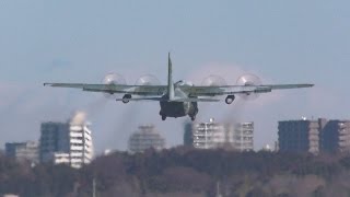 [720P] 航空自衛隊 C-130 Hercules(45-1073) 厚木基地 2016年3月1日