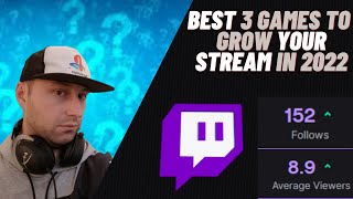 Best 3 Games to Stream for TOP Growth on Twitch in 2022!