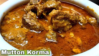 Lucknow famous Idris Style Mutton Korma 🔥Awadhi mutton Korma❤️Easy Aromatic & Very delicious💗