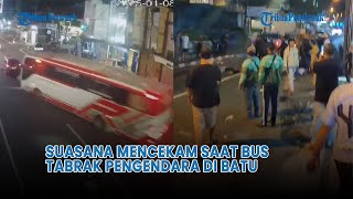 Siswa Cerita Situasi Mencekam Saat Bus Maut Tabrak Pengendara di Batu