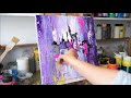 abstraktes wandbild in acrylfarbe schritt für schritt malen tutorial