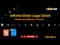 How To Create Infinite Autoplay Carousel Using HTML And CSS | No JavaScript | No JQuery