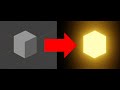 HOW TO CREATE GLOW IN UNDER 1 MINUTE In Blender! | Blender Tutorial