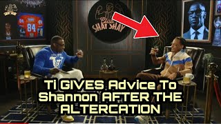 TI gives SHANNON SHARPE some WORDS after ALTERCATION