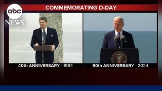 Biden channels Ronald Reagan in Normandy speech