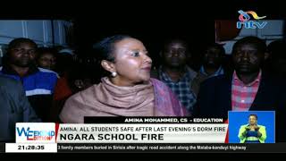 CS Amina confirms there were no casualties in the Nara school fire