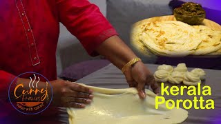 How To Make Layered Soft Parotta || Kerala Porotta || തട്ടുകട പൊറോട്ട || Perfect Restaurant Porotta