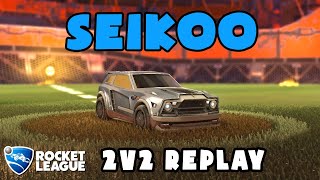 Seikoo Ranked 2v2 POV #290 - Seikoo \u0026 juicy VS smashy \u0026 Revezy_ - Rocket League Replays