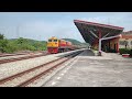 ขบวน 629 รถไฟบรรทุกน้ำมันวิ่งผ่านสถานีรถไฟชุมทางเขาชีจรรย์ train