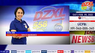 DZXL NEWSBREAK - 02/05/2022 - 11:00 A.M