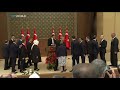 turkey s new era turkish president erdogan takes oath of office