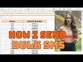 How to Send Bulk SMS with YOUR PHONE NUMBER (Unlimited SMS with YOUR Phone Plan)