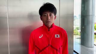 【アジア選手権】男子400m金メダリスト 佐藤拳太郎（富士通）からのメッセージ