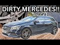 DIRTY Mercedes A Class Maintenance Wash! (Amazing Results)