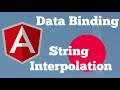 #Angular 10 - Data Binding - String Interpolation {{}}