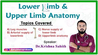 Anatomy Of The Lower Limb || Live Streaming By Dr. Krishna