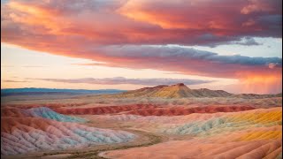 Utah's Stunning RAINBOW Hills: A 4K Aerial Tour of Mars-Like Beauty