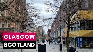 GLASGOW City Centre - SECC, Hydro, George Square \u0026 Sauchiehall Street - Walking Tour | 4K | 60FPS