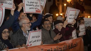 Des Marocains manifestent contre la cherté de la vie