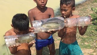 Удивительная бутылочная ловушка для рыбной ловли 3 Дети поймают рыбу