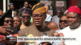 PDP INAUGURATES DEMOCRATIC INSTITUTE