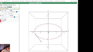 Using CalcPlot3D to visualize space curves.