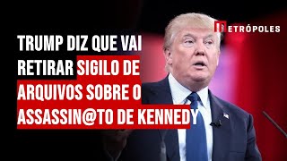 Trump diz que vai retirar sigilo de arquivos sobre o assassinato de Kennedy