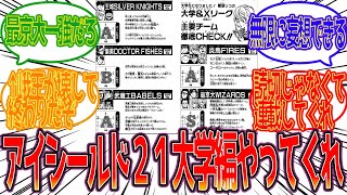 【アイシールド21】大学生チームの中でどこが一番強いと思う？に対する反応集