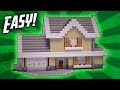 Minecraft: How To Build A Suburban House Tutorial Minecraft: How To Build A Suburban House Tutorial