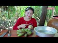 crispy red banana cooking milk sros yummy cooking vlogs