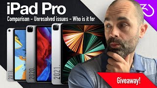 2021 11 Inch iPad Pro & 5th generation vs 2020 iPad Pro & 2018 compared. Which one to buy? *GIVEAWAY