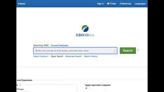 ERIC Database Demo