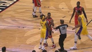 Isaiah Thomas And Rajon Rondo Both Ejected For Fighting! Lakers vs Pelicans!